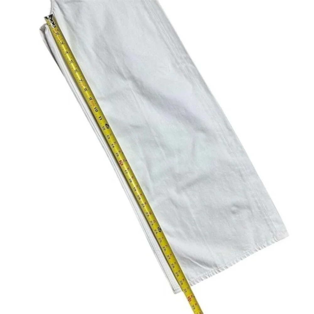 NWT J. Crew Women's High-Rise‎ Superwide-Leg Jeans White Size 24 Preppy